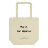 Bolsa de algodón orgánico 100% sostenible