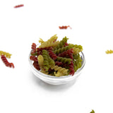 Espirales de arroz integral con espinacas y remolacha (Ecológico)